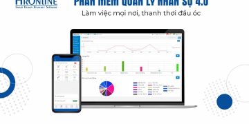 Giao diện ấn tượng của phần mềm quản lý nhân sự Hronline