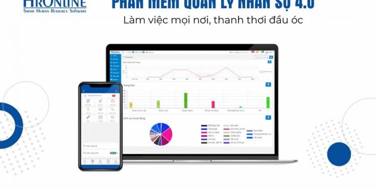 Giao diện ấn tượng của phần mềm quản lý nhân sự Hronline