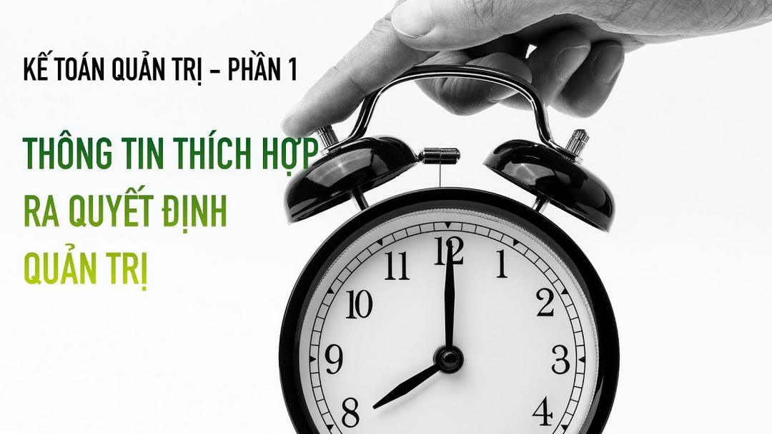 Tìm hiểu thông tin về lĩnh vực kế toán quản trị