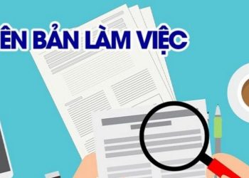 Biên bản làm việc đáp ứng được một số chỉ tiêu cố định