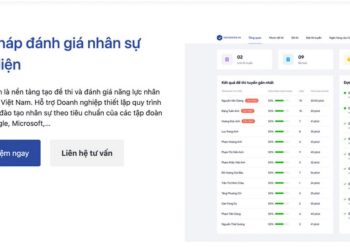 Công cụ đánh giá năng lực, hỗ trợ quá trình quản lý nhân sự