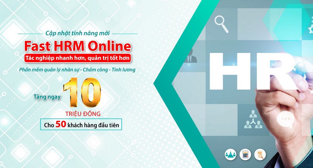 Phần mềm quản lý nhân sự cho doanh nghiệp nhỏ FAST HRM Online