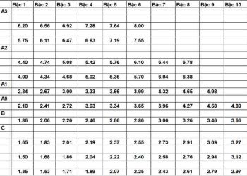 Hệ số lương là một yếu tố quan trọng trong bảng lương của một công ty